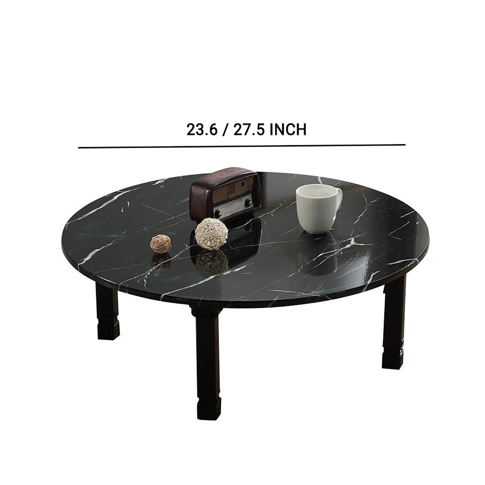 Amazon.com: SUZEPER Japanese Folding Table Round/Square,Wood Low