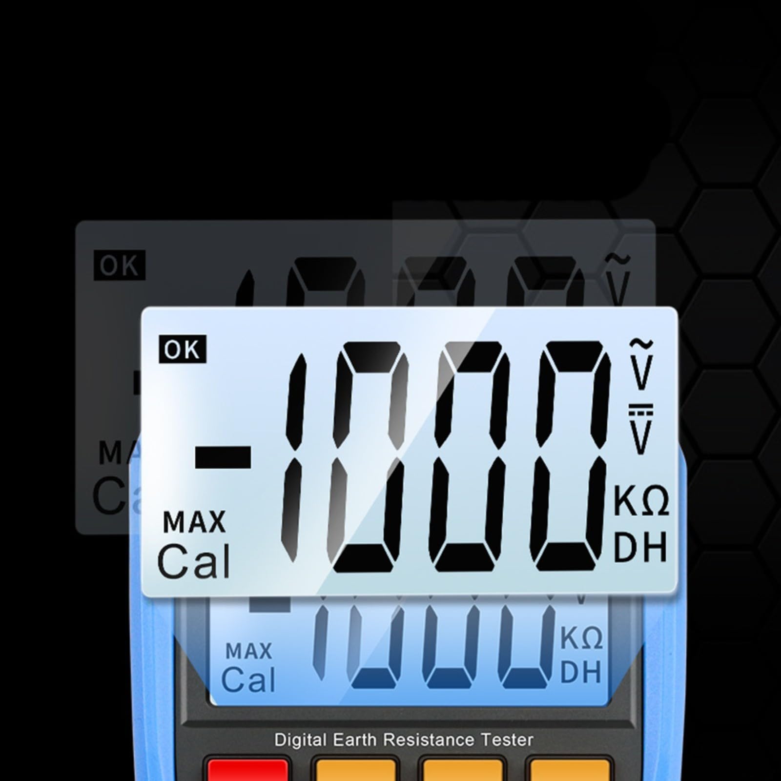 Multímetro digital 2 en 1 y medidor de resistencia de aislamiento para SK-505A, voltaje AC/DC hasta 1000 V, comprobador de resistencia a tierra con función de ohmímetro