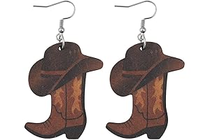 Aretes vaqueros para mujer