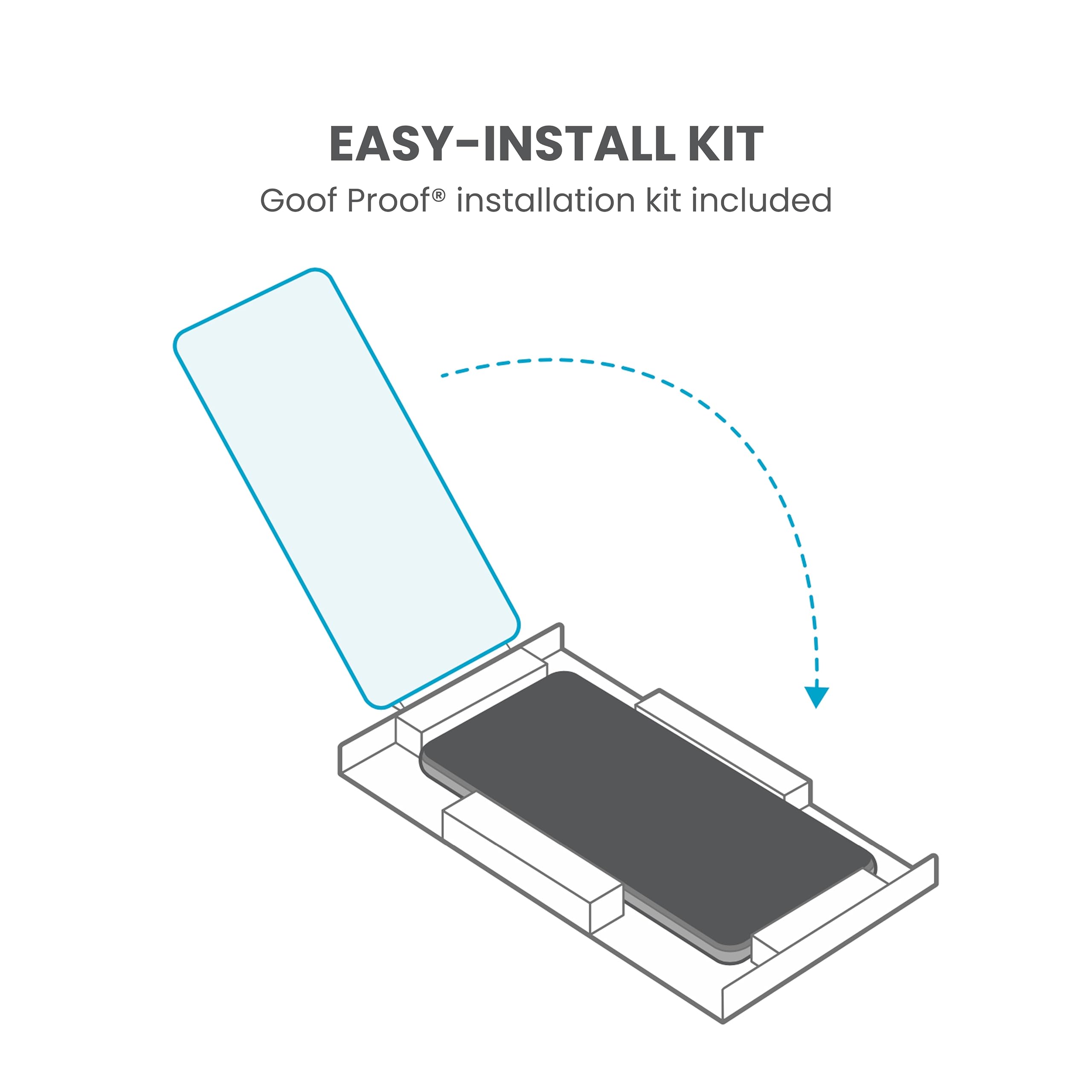 Speck Protection d'écran en verre pour iPhone 15 Pro – Convient à l'écran de l'iPhone 15 Pro de 6,1 po – Verre ultra fin – Résistant aux rayures et aux chocs, facile à installer, sans traces de doigts