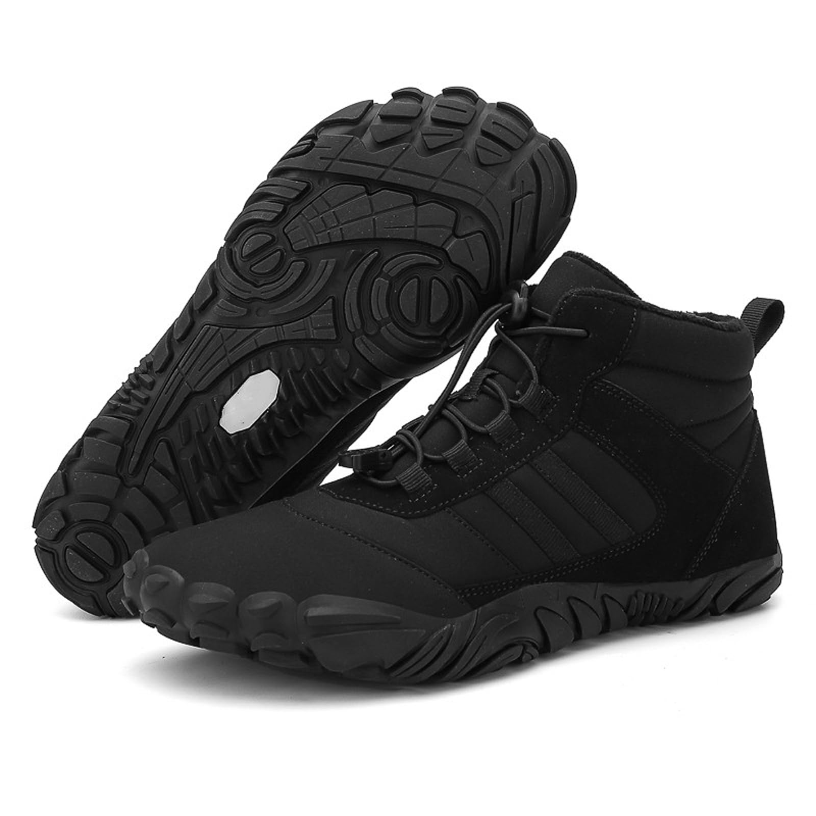 Barfußschuhe Winter,Herren Damen Wasserdicht Barfussschuhe Barefoot Shoes Unisex Wasserdicht Traillaufschuhe Outdoor rutschfeste Winterstiefel
