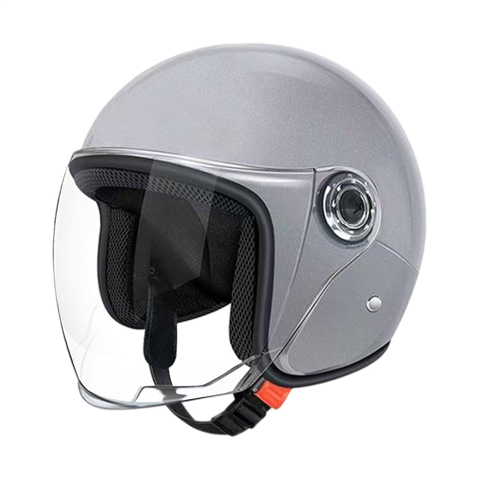 Casque Moto pour Scooter Et Cyclomoteur, Casque Jets Casque Mobylette avec Lunettes Demi Casque Moto Vélo Scooter Chopper pour Hommes Et Femmes
