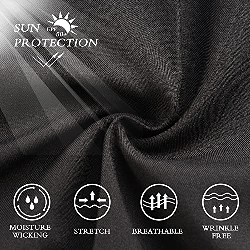 Lesmart Womens Golf Shorts Lightweight Stretch Relaxed Fit Knee Length Ladies Bermuda Shorts4