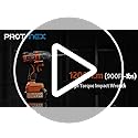 Cordless Impact Wrench, 900Ft-lbs (1200N.m) 1/2" Brushless Impact Gun, 21V High Torque Power Impact Driver, 2x4.0Ah Batteries Electric Impact Motor Variable Speeds for Family Car/Pickup Truck/Mower