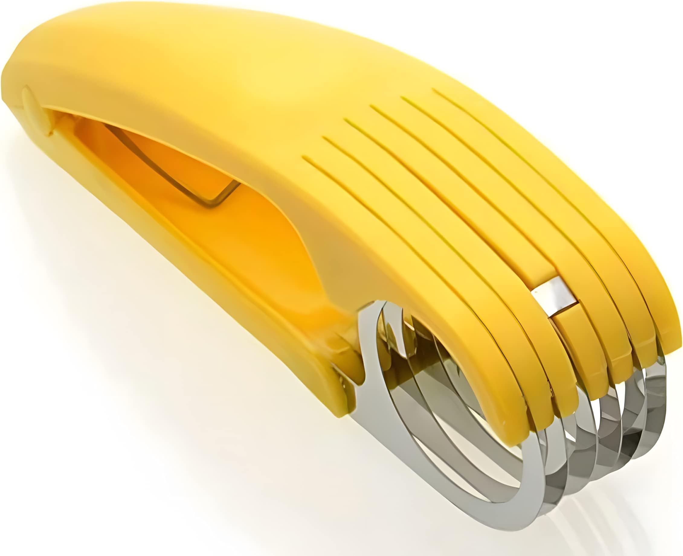 Guyuyii Banana Slicer - Quick and Safe Banana Cutter for Even Slices, Easy Kitchen Gadget for Kids and Adults, Perfect for Snacks, Fruit Salads, Desserts and Meal Prep