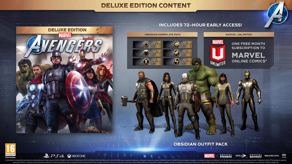 Marvel's Avengers Deluxe Edition (XBox ONE)
