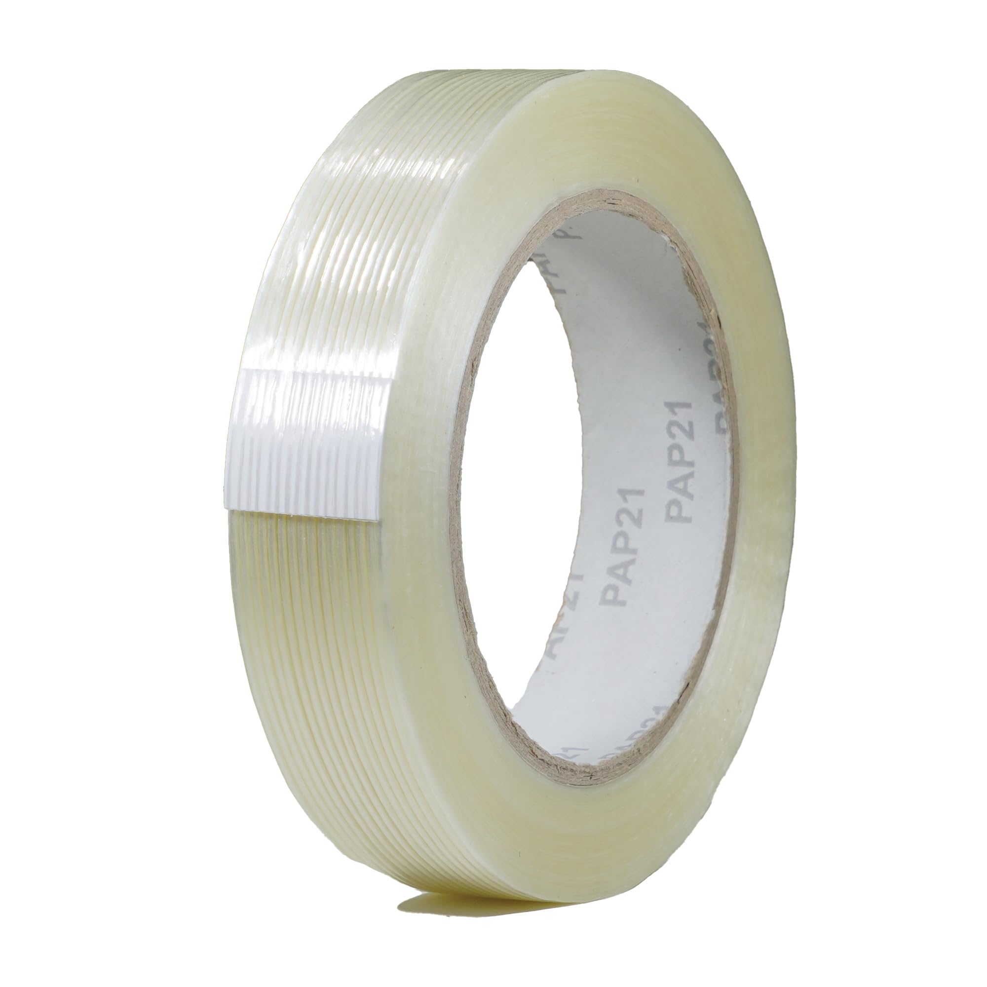 GGR Supplies FIL-795 Mono/Uni-Directional Fiberglass Reinforced Super Resistant Heavy Duty Commodity Grade Filament Strapping Tape: 1 in. Wide x 60