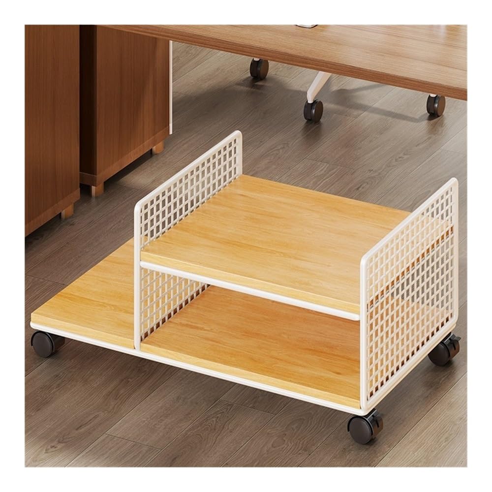 Soporte de Torre para computadora, Soporte para CPU, Estante para Impresora, Caja de Escritorio, Soporte para Carrito móvil con Ruedas con Bloqueo, Estante de Almacenamiento multif