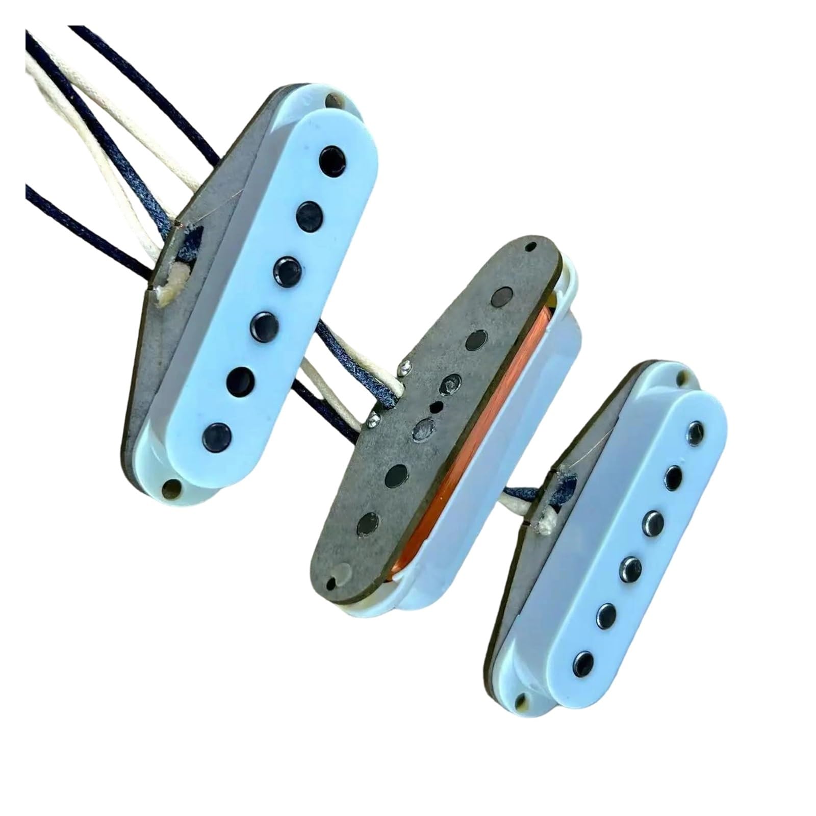 Zubehör Für Tonabnehmer Von Akustikgitarren Retro Single Coil Tonabnehmer Set Mit Handgewickelten Magneten Geeignet Für Akustikgitarren