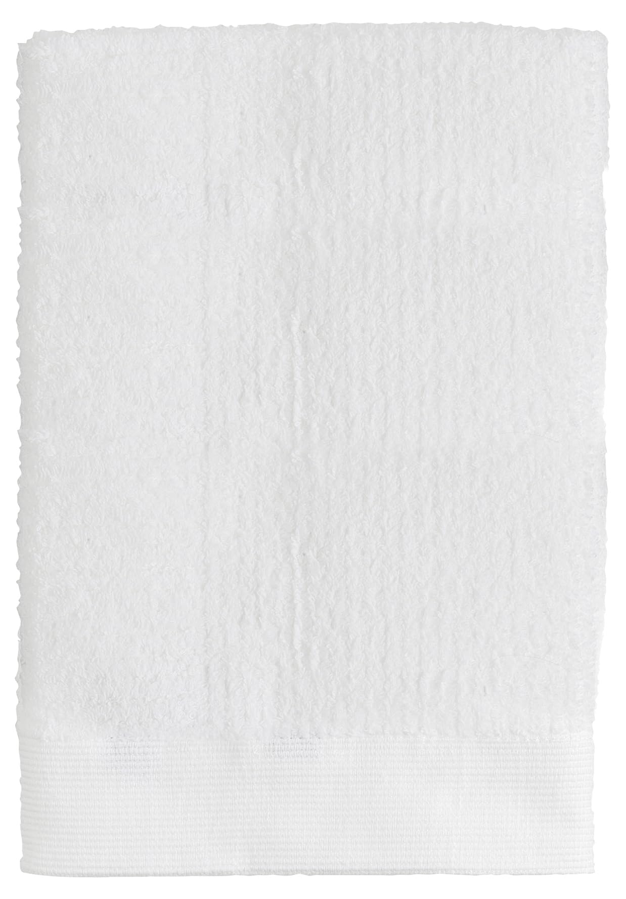 Zone Denmark Luxury & Classic 100% Cotton Towels - Quick Drying Hand, Bath, and Shower Towels for Ultimate Comfort and Style in Every Touch (White)