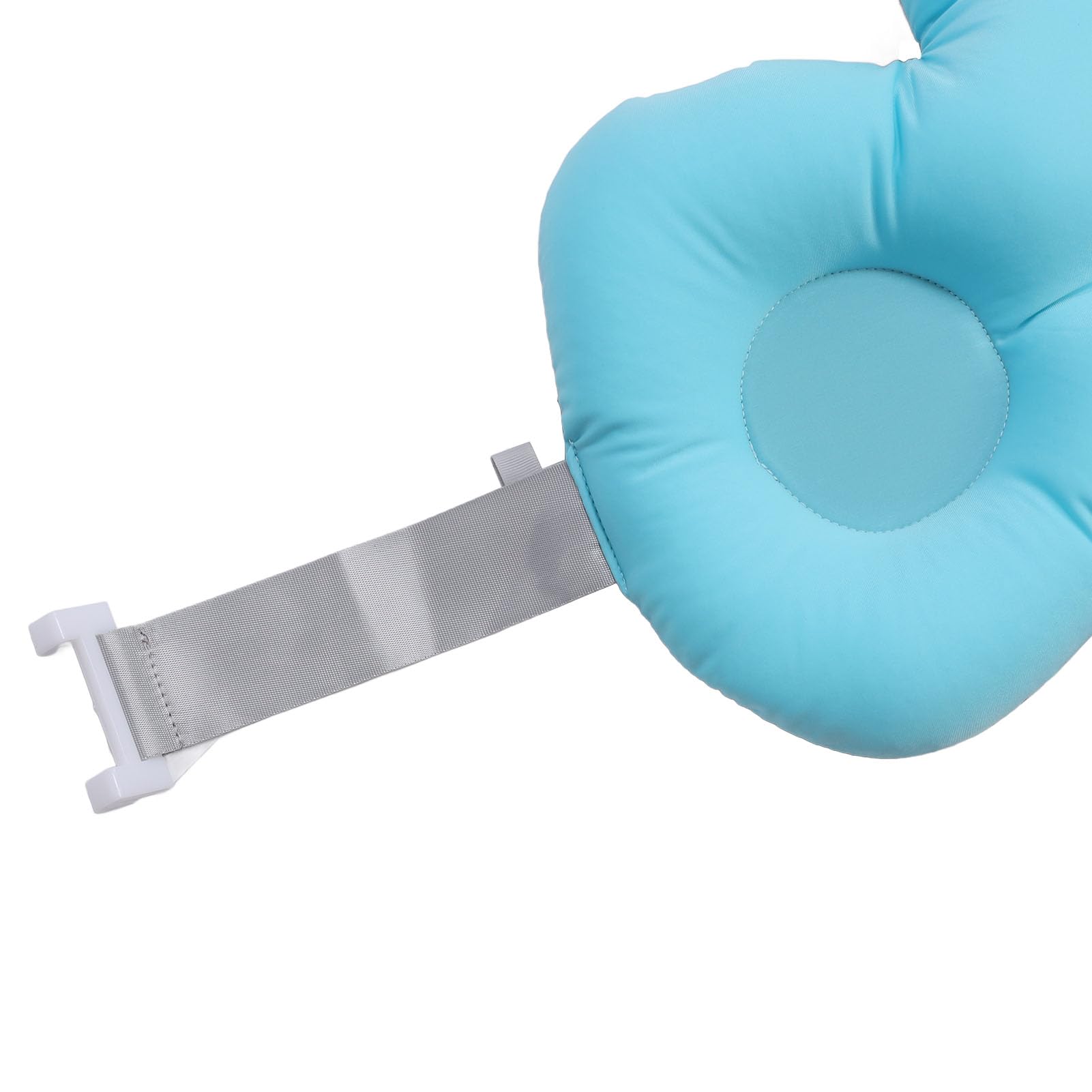 Cuscino da Bagno per Tutto il Corpo Cuscino Morbido e Confortevole per Adulti Tessuto a Rete Dal Design Antiscivolo 33,07x14,76 Pollici (Blu)
