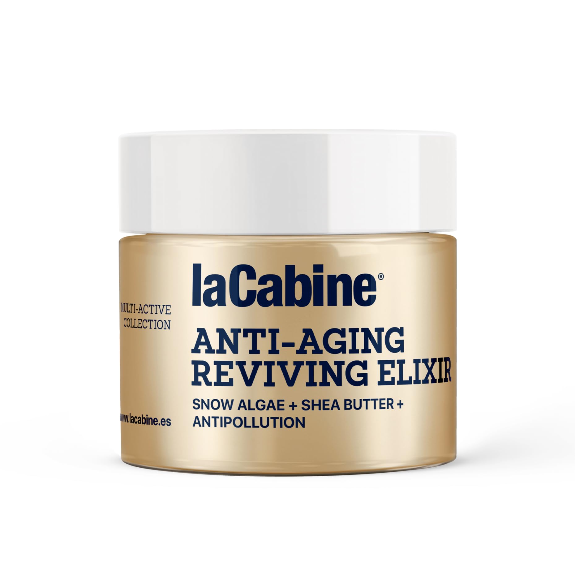 laCabine Anti-Aging Reviving Elixir Cream 50ml – Rejuvenating Face Cream for Mature Skin with Snow Algae, Daisy Extract & Prebiotics – Reduces Wrinkles, Evens Skin Tone, Boosts Radiance
