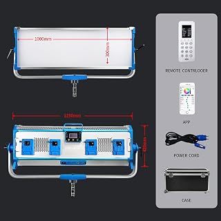 Yidoblo RGB Video Light, Full Color Studio Photography Lighting Kit, 500W LED Panel Light with Softbox, Photography Lighting Led Panel Light with 12 Kinds of The Scene Lights for Studio YouTube