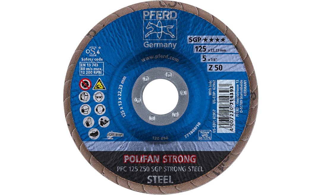 PFERD POLIFAN PFC 125 Z50 SGP STRONG STEEL – Zirk Produktbild-Vorschau 2