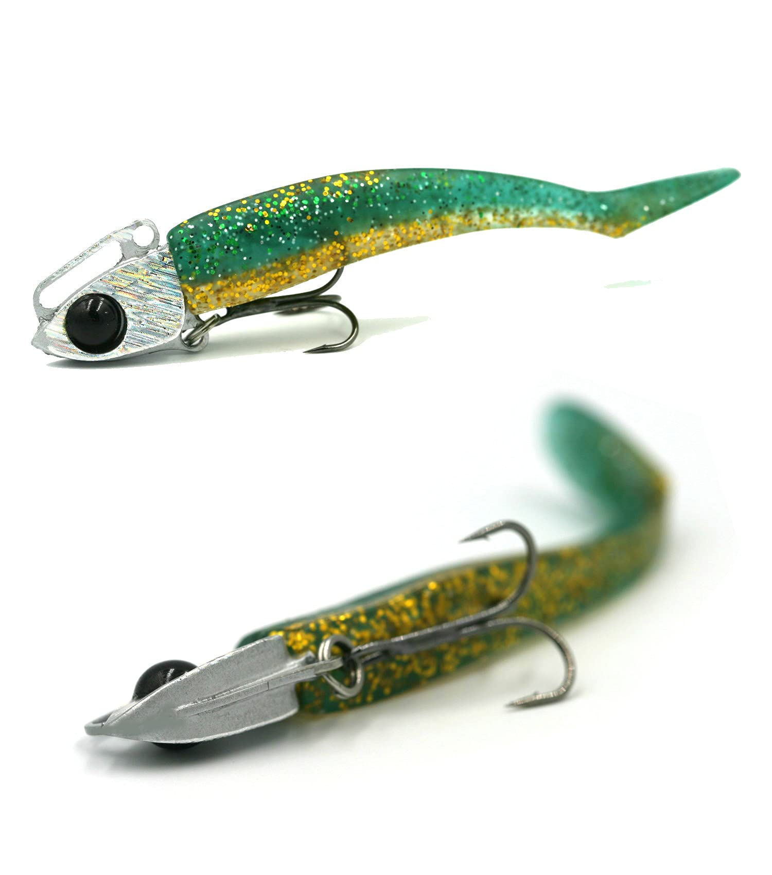 Amazon.co.jp: Blue Ocean Fishing Jig Head Set, Silver, 0.4 oz (12