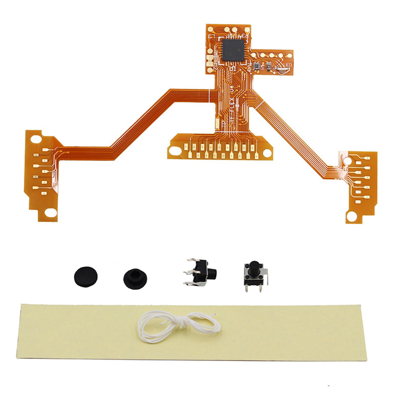 CHICHIYANG PCB Game Controller Rapid Fire Flex Cable Spare Parts for PS4 Old Version V4 Replacing