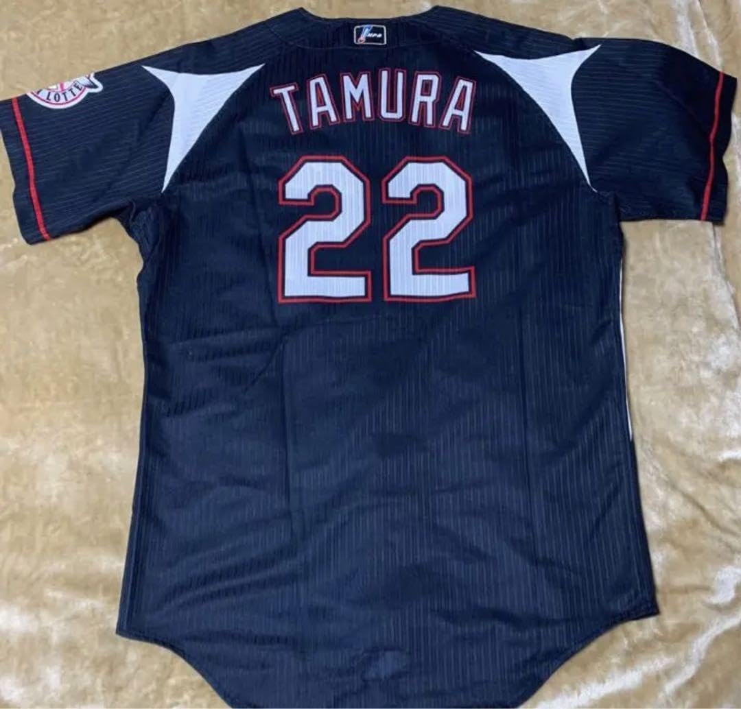 千葉ロッテ 田村龍弘 実使用 ユニフォーム 千葉ロッテ 田村龍弘 実使用