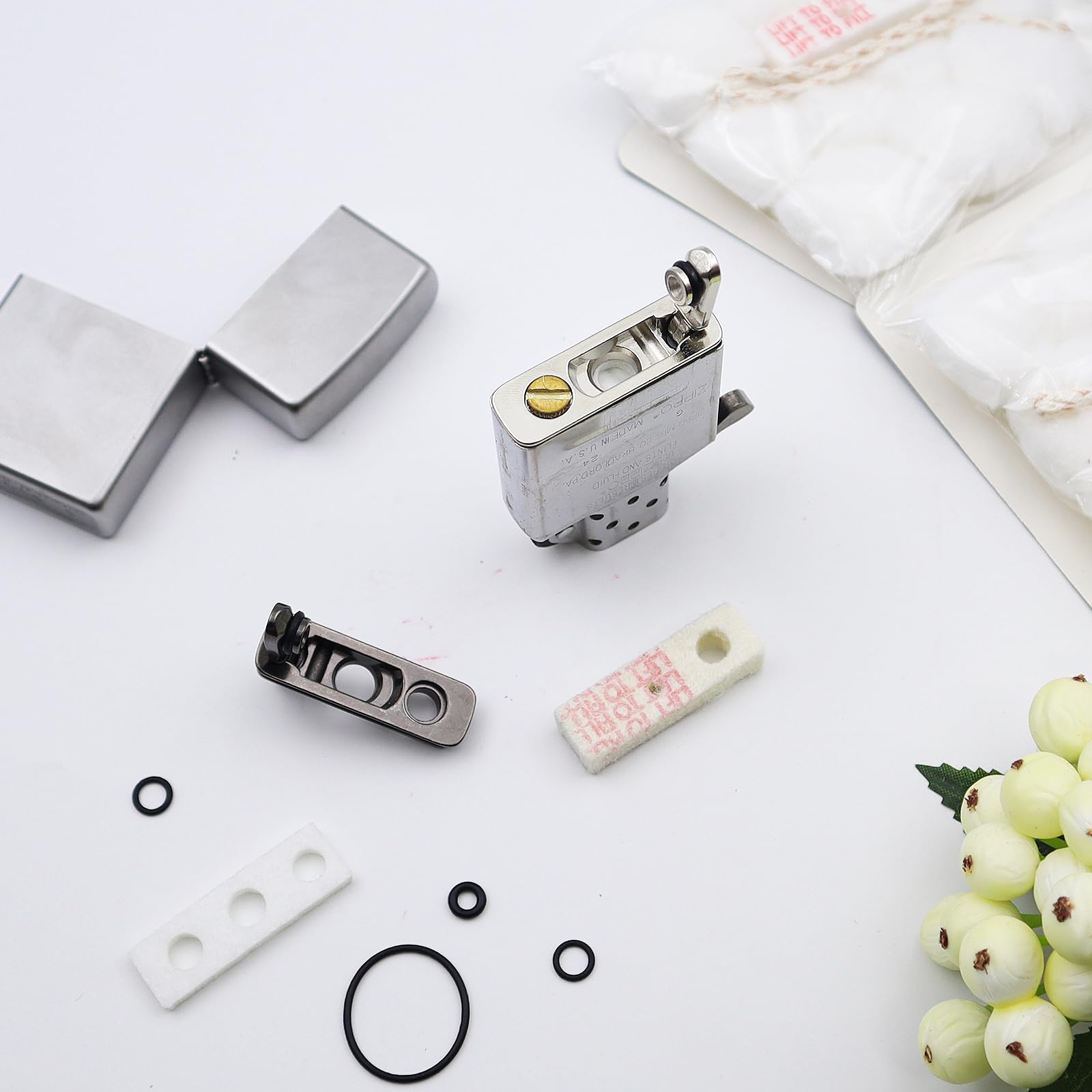 Accessoires voor Zippo benzine-aanstekers, afdichting voor gebruik