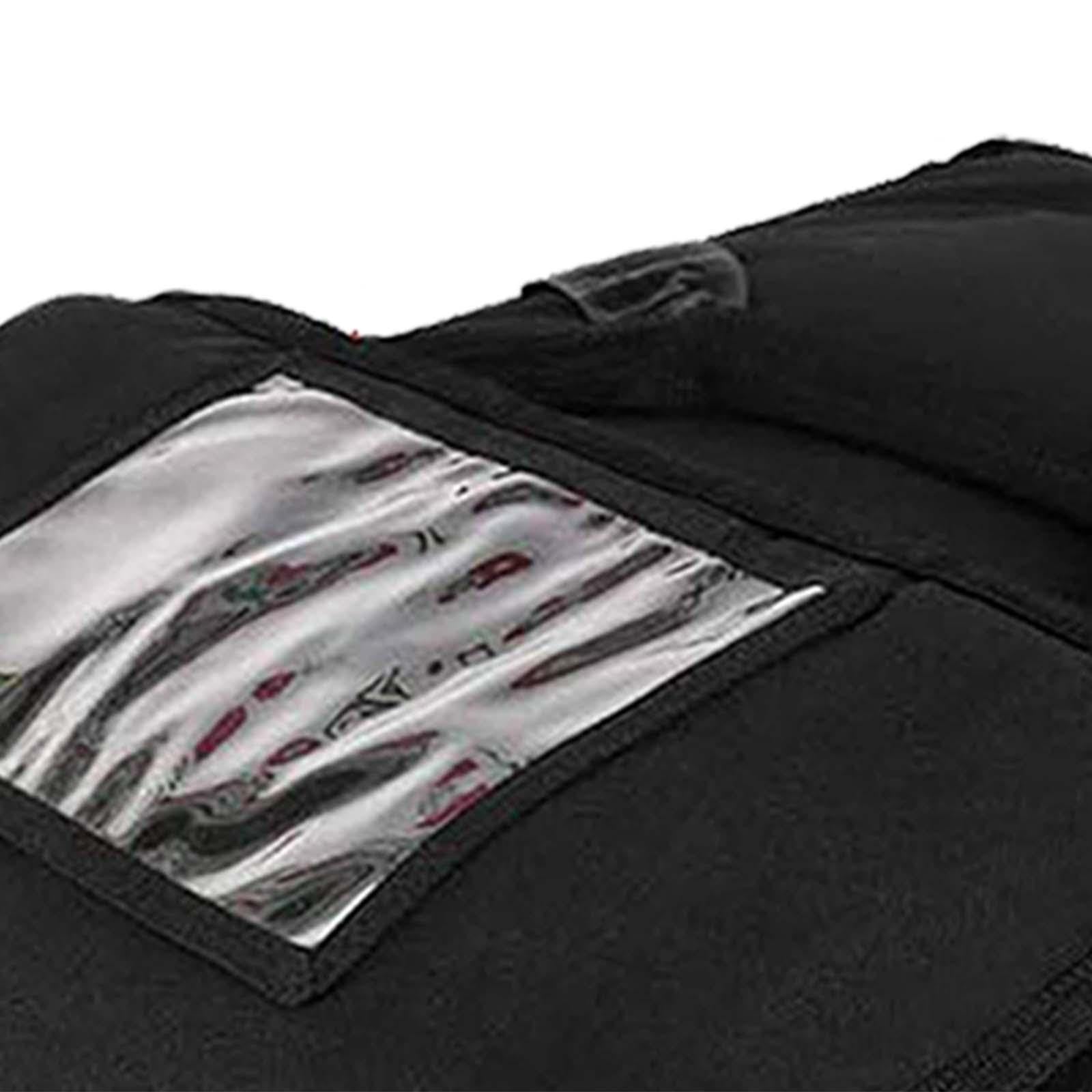 Fenteer Pizza Bolsa Térmica para Alimentos Mochila de Reparto Impermeable con Aislamiento Térmico de Tela Oxford Cierre por Reforzadas Adecuada, Negro 50x50x16cm, Individual