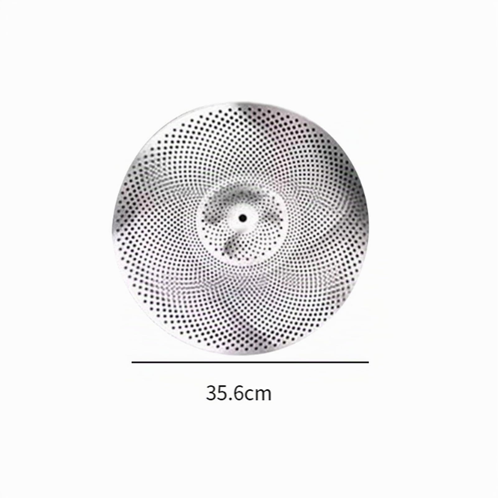 F Fityle Cymbale à faible volume robuste pour la pratique du Drmmer, accessoires de batterie, cymbale silencieuse légère pour débutants, 14 pouces