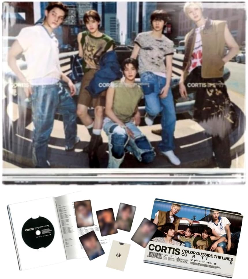 CORTIS COLOR OUTSIDE THE LINES Album (Scene 2 Ver.) Photobook + CD + Photocard + Film Sheet (GO!)