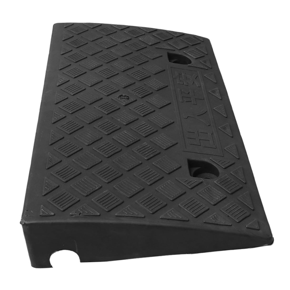 VALICLUD Rampa di Accesso in Plastica Robusta Antiscivolo 50x27x10 Cm per Marciapiedi, Rampe per Sedie a Rotelle e Veicoli, Installazione Autoadesiva per Uso Domestico e Veicolare