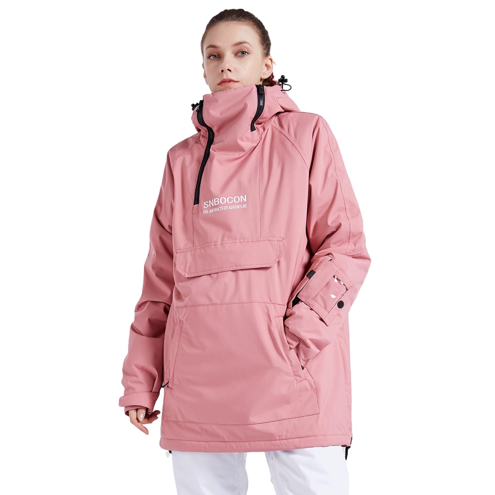 Bluemagic SkiJacken Skianzüge Schneeanzüge für Damen, Outdoorjacke Softshelljacken Outdoor Funktionsjacke, Winddicht Warm und Atmungsaktiv