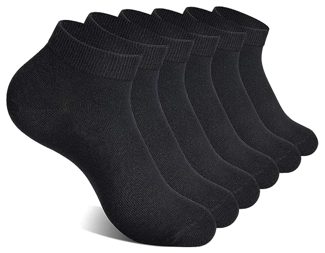 Tango6 Pairs Men's Short Ankle Socks - free size EU 40 to 45 - Sport socks for men