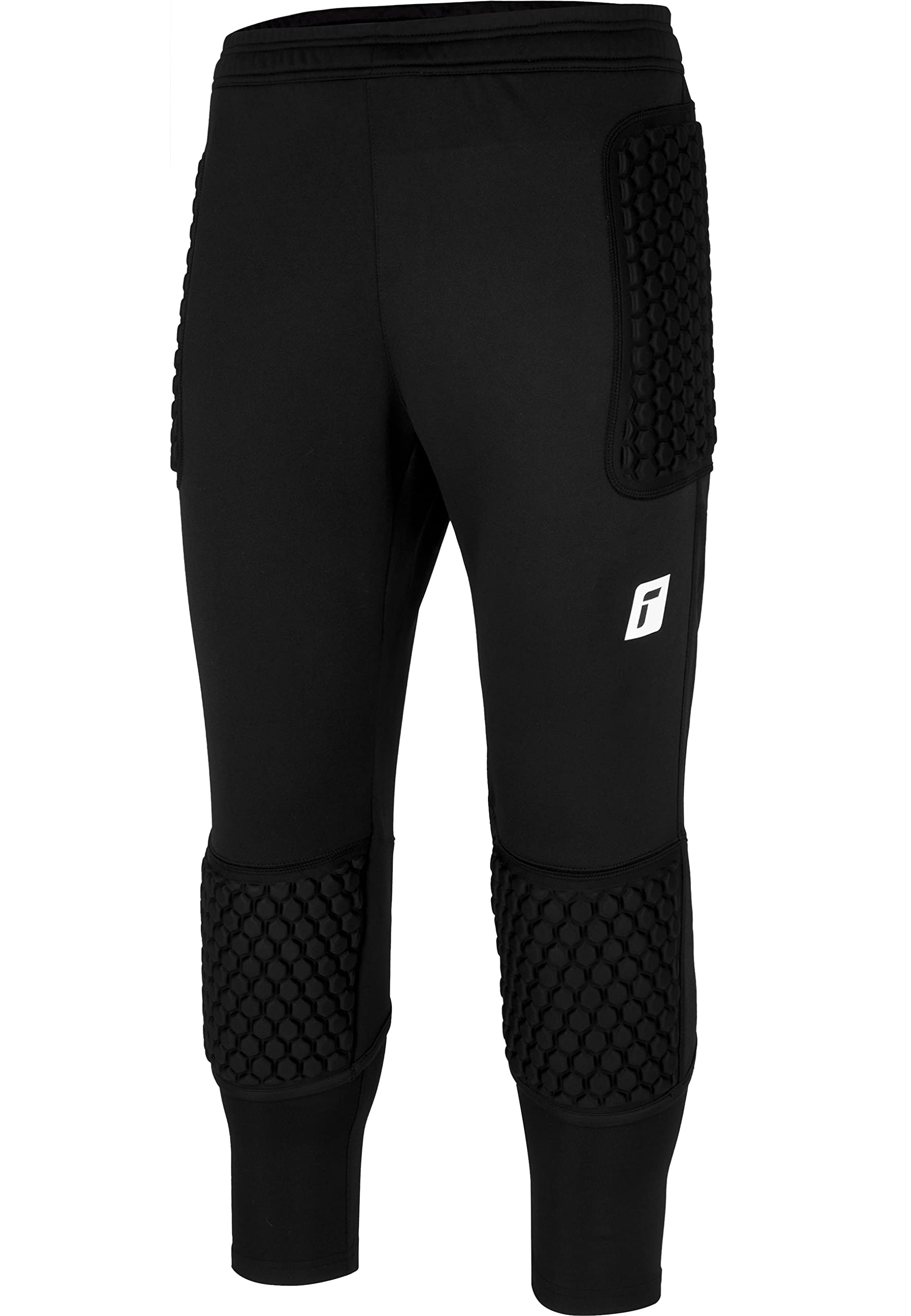 Reusch Contest 3/4 Short Advance Torwarthose Erwachsene gepolstert ergonomisch Trainingshose Knie- und Hüftpolster