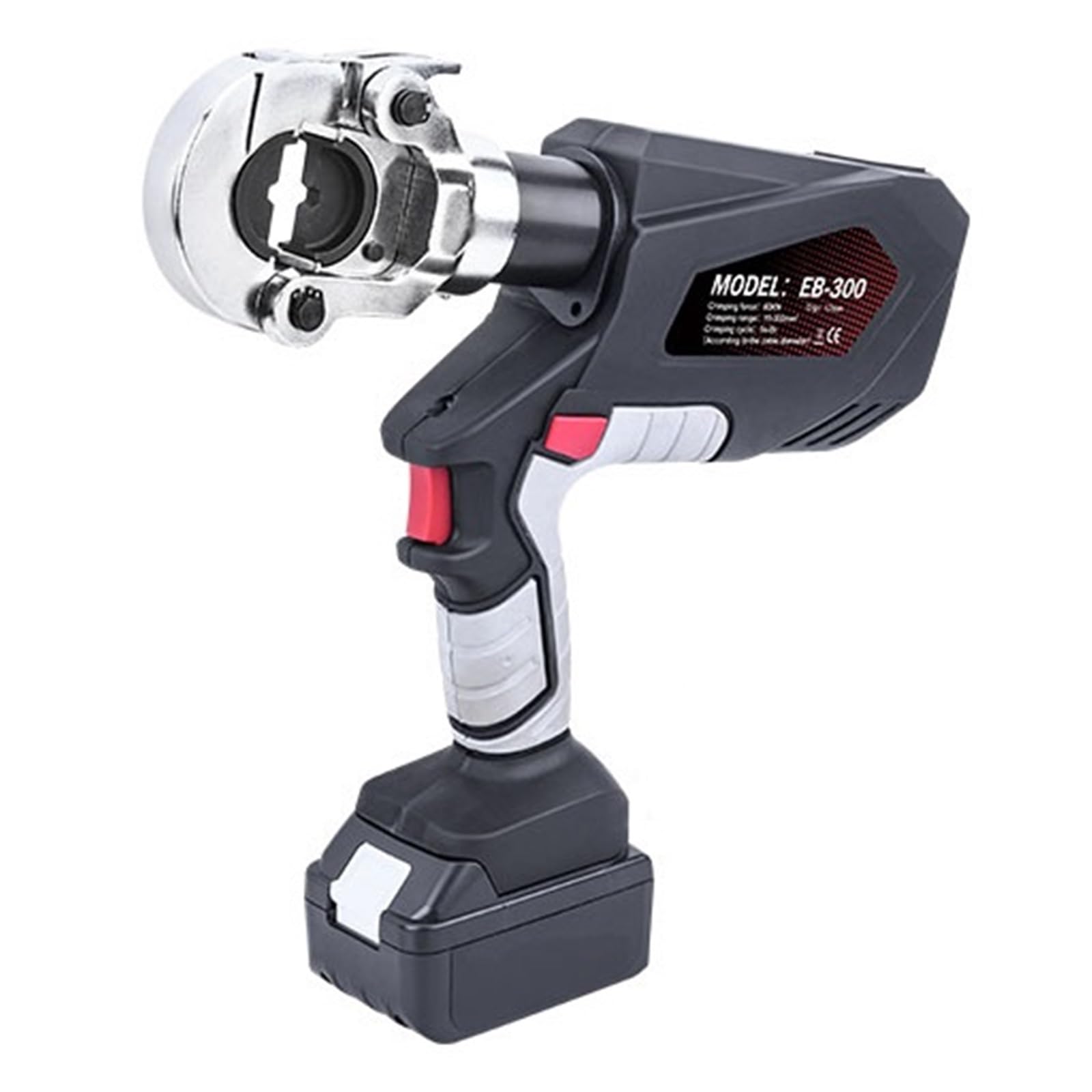 Smtyxs One Color Handheld Electric Hydraulic Pliers Various Models Lithium Battery Crimper For Wires Cables Terminal Crimping Hand Tools Secure Crimping(Ez-400)