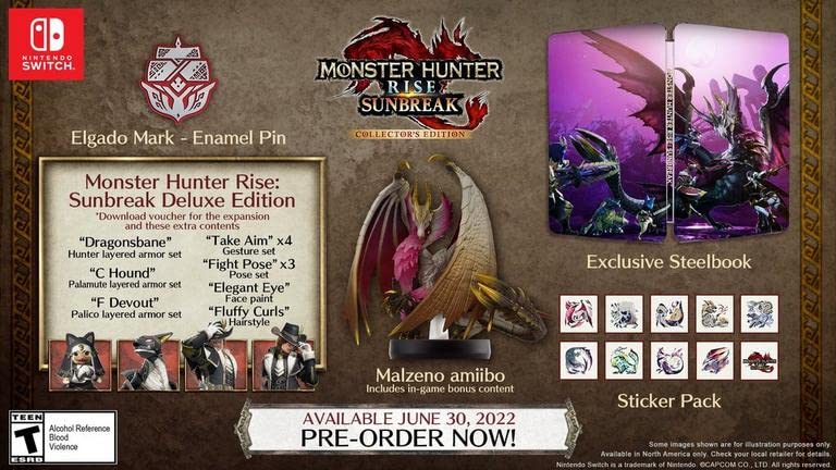 Amazon.com: Monster Hunter Rise: Sunbreak: Collector's Edition w