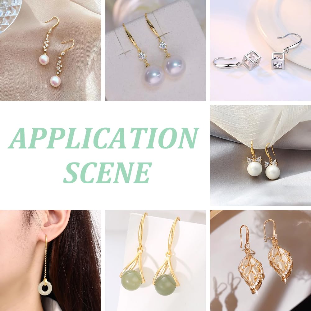 100 Crochets Boucles D'Oreille Acier Inoxydable Plaqué Or - Anneaux Ouverts Pour Création Bijoux DIY