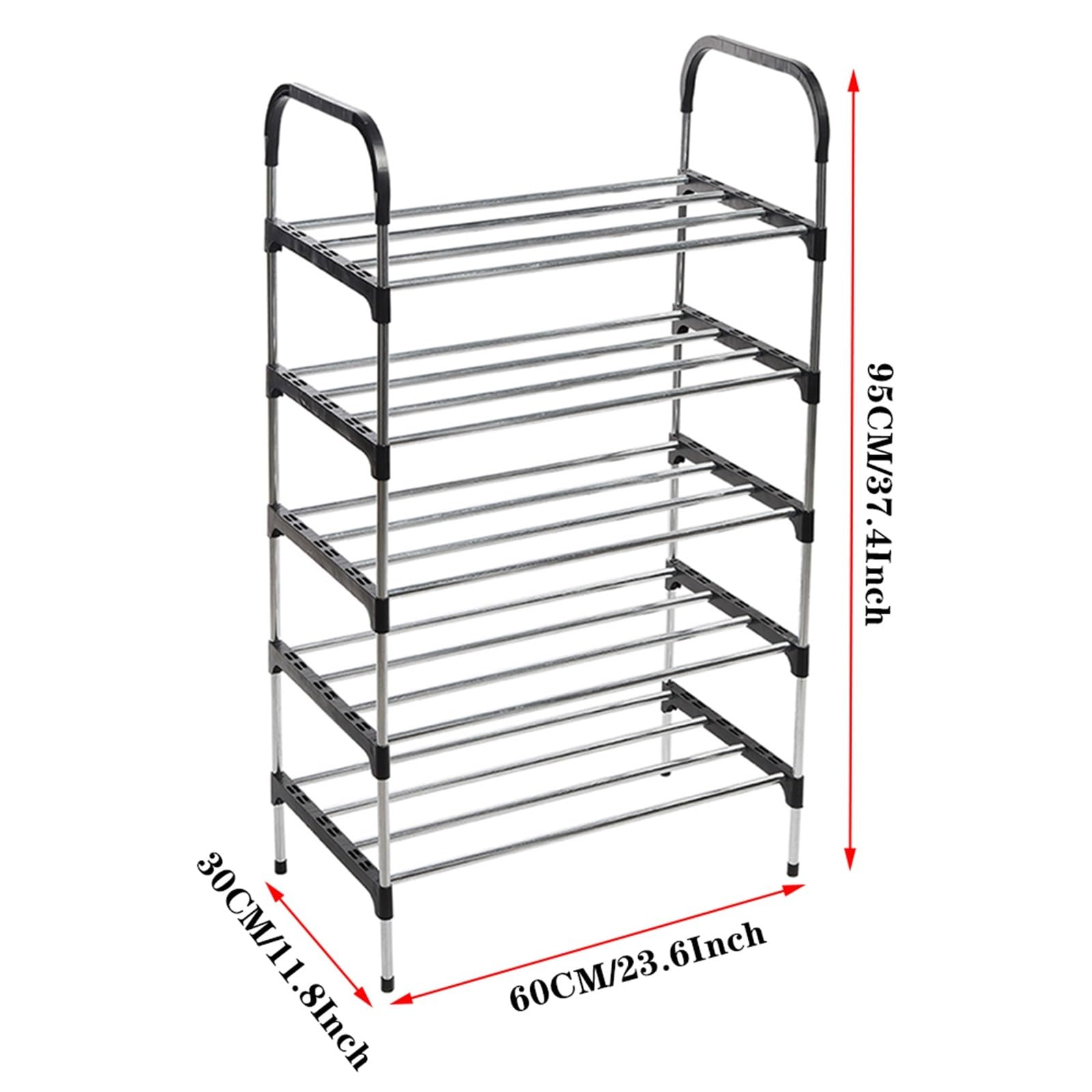 Multi-Layer Stackable Shoe Rack Entrance Door Storage
