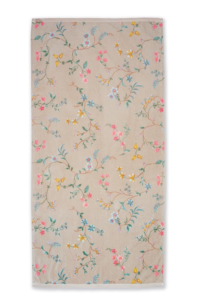Pip Duschtuch Les Fleurs Farbe Khaki Größe 70x140cm