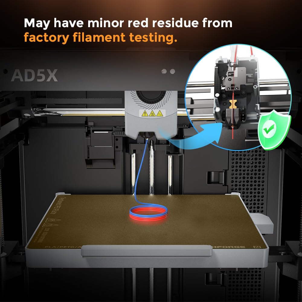 Flashforge Conjunto Boquilla Alta Velocidad 300°C AD5X 0.8mm | Liberación Rápida, Impresora 3D