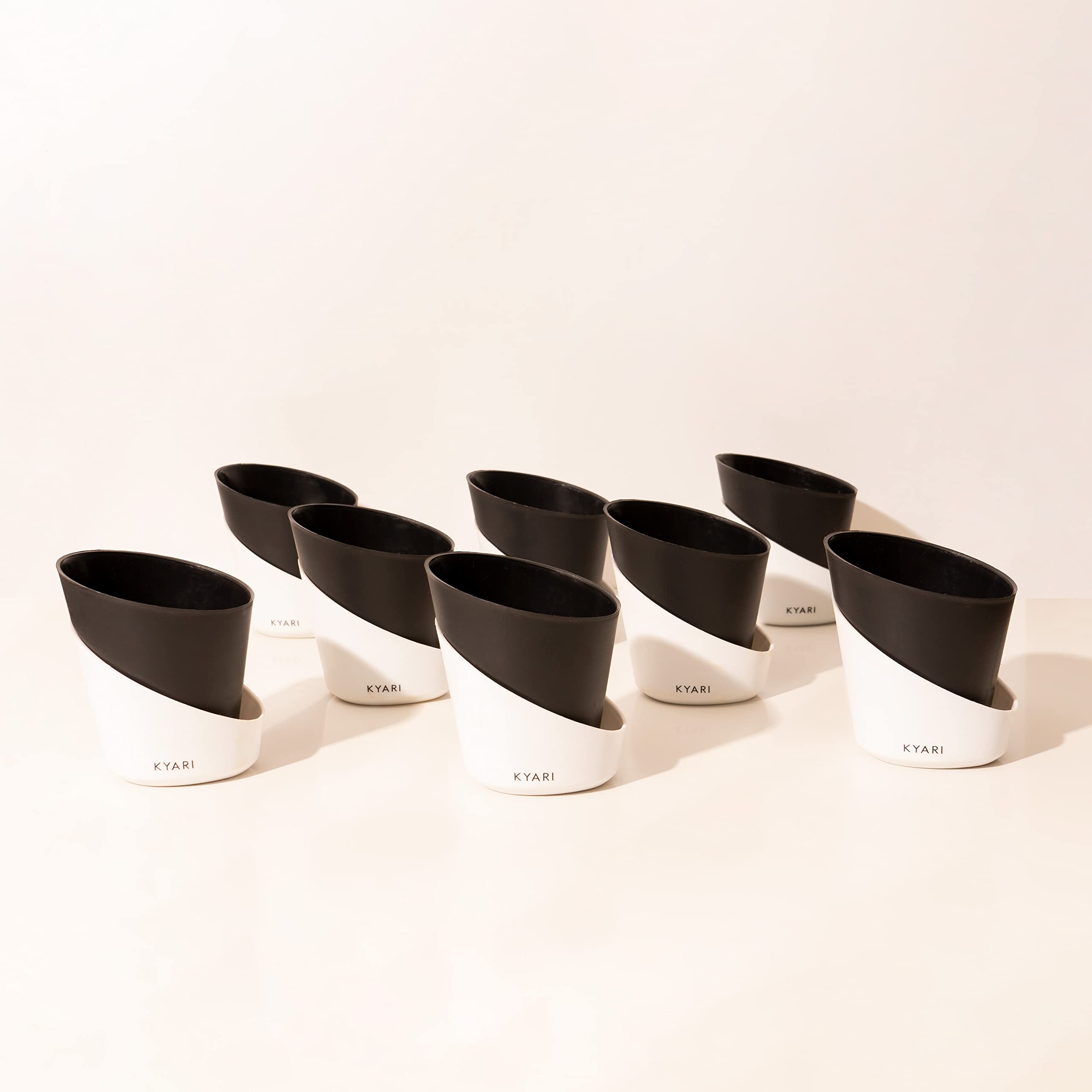 See full amazon price history chart for KYARI Combo of 8 Matte Black Self-Watering Pots for Indoor Plants, Best Flower Pots & Planters for Home Decor, Living Room, Kitchen, Bedroom, Table Top, Office, Gifting | Plants not Included KYARI Combo of 8 Matte Black Self-Watering Pots for Indoor Plants, Best Flower Pots & Planters for Home Decor, Living Room, Kitchen, Bedroom, Table Top, Office, Gifting | Plants not Included (B0BV25PZY9) Amazon Price History, Amazon Price Tracker