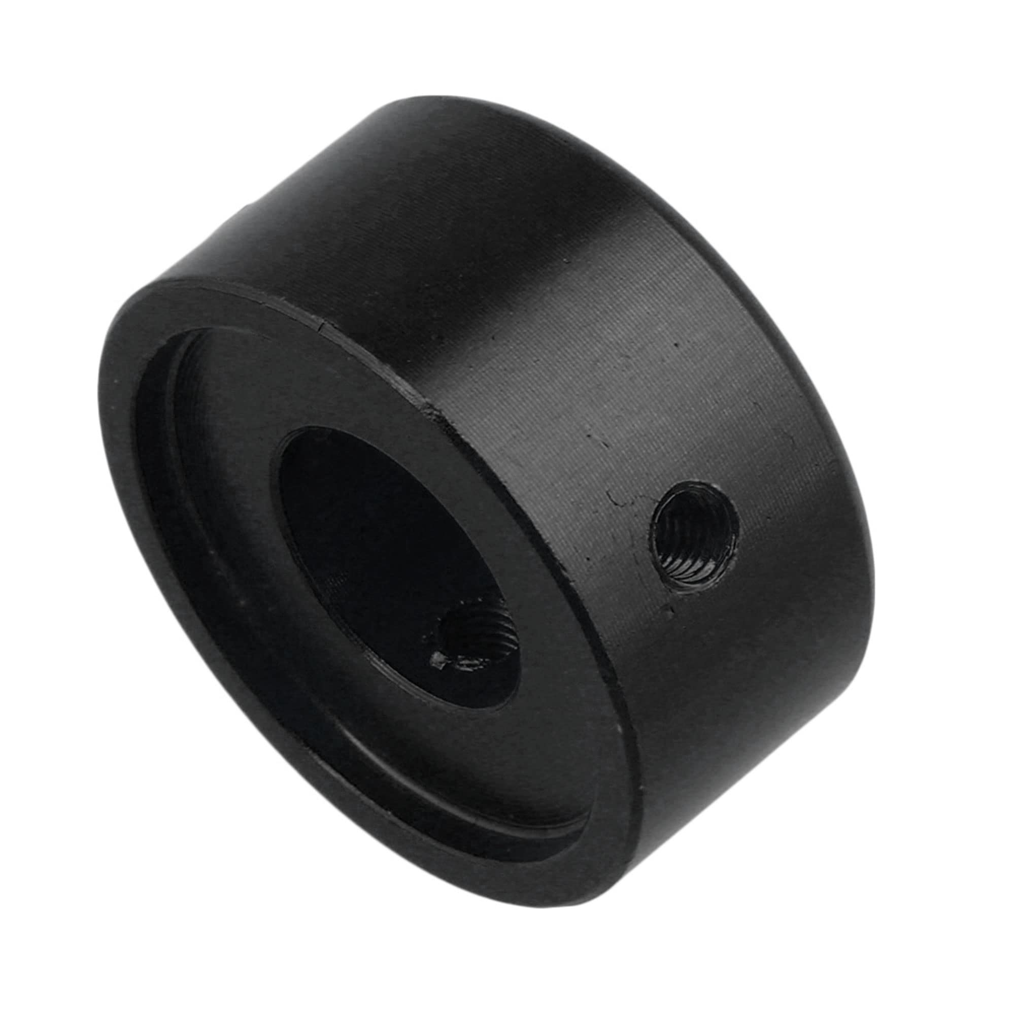 Yibuy 50 tappi di ricambio per effetti chitarra elettrica, in alluminio, colore nero