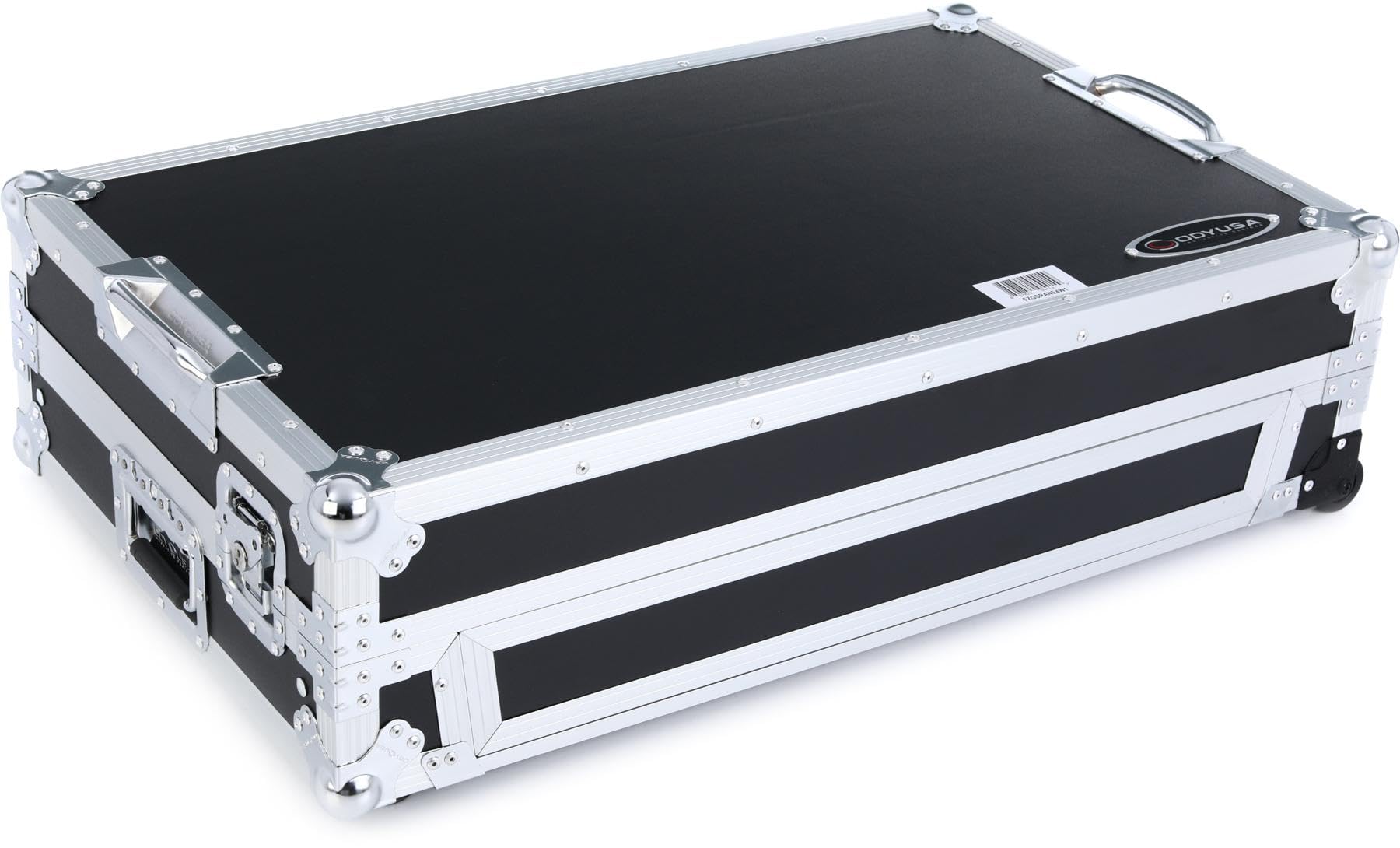Odyssey FZGSRANE4W1 Glide-style Flight Case for Rane Four with Wheels and 1U Rack