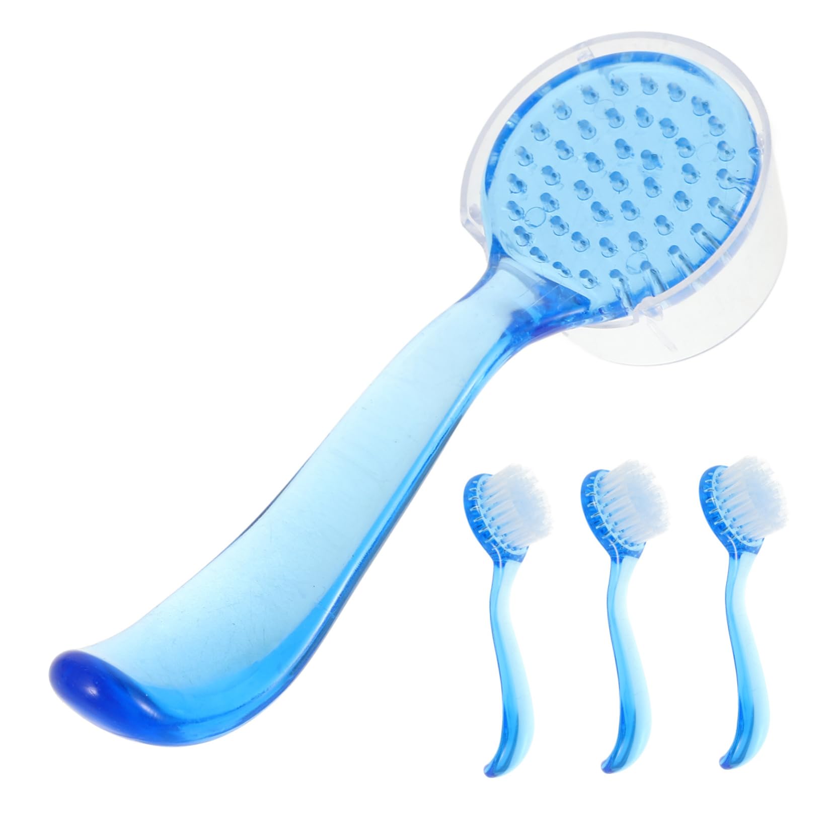BESTYASH 4Pcs Face Cleaning Brush Deep Pore Scrub Gentle Exfoliating Brush for All Skin Types Ergonomic Design for Men Women Versatile Cleaning Tool