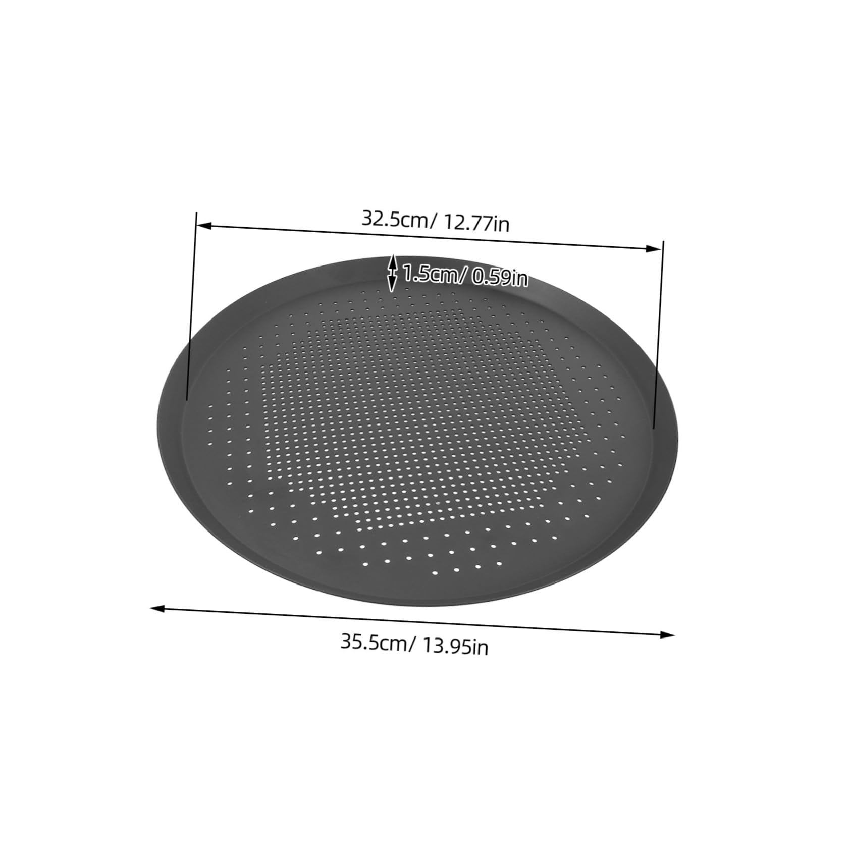 Pizza Blech Rund Mit Löchern Pizzablech Aus Aluminiumlegierung Für Backofen Pizzabackform Antihaft Backzubehör Für Pizza Kuchen Und