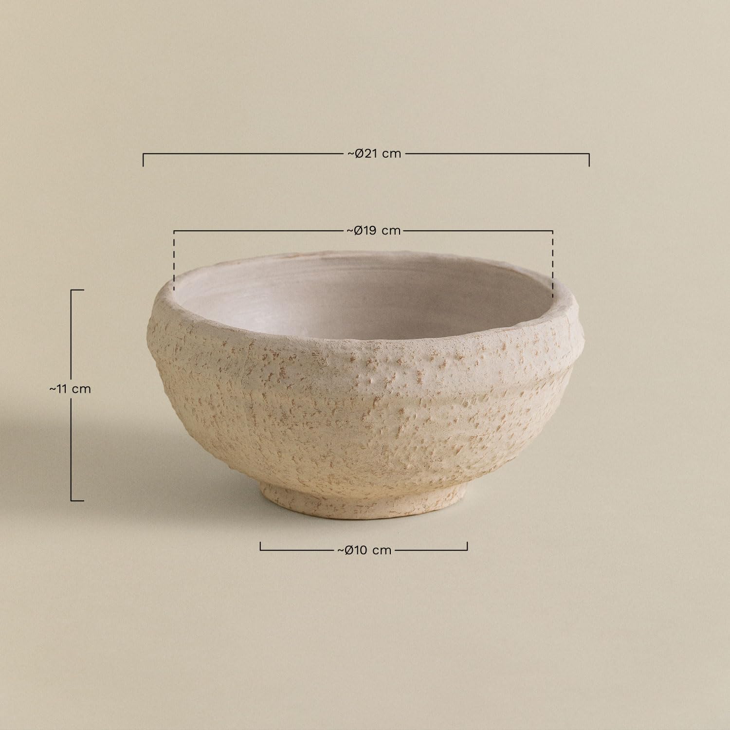 SKLUM Cuenco Decorativo en Terracota Yacono -