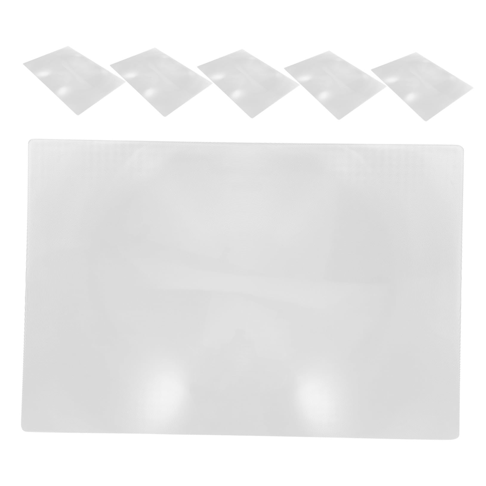 Loupe de lecture pleine page lentille grossissante transparente pour journal et livre de poche