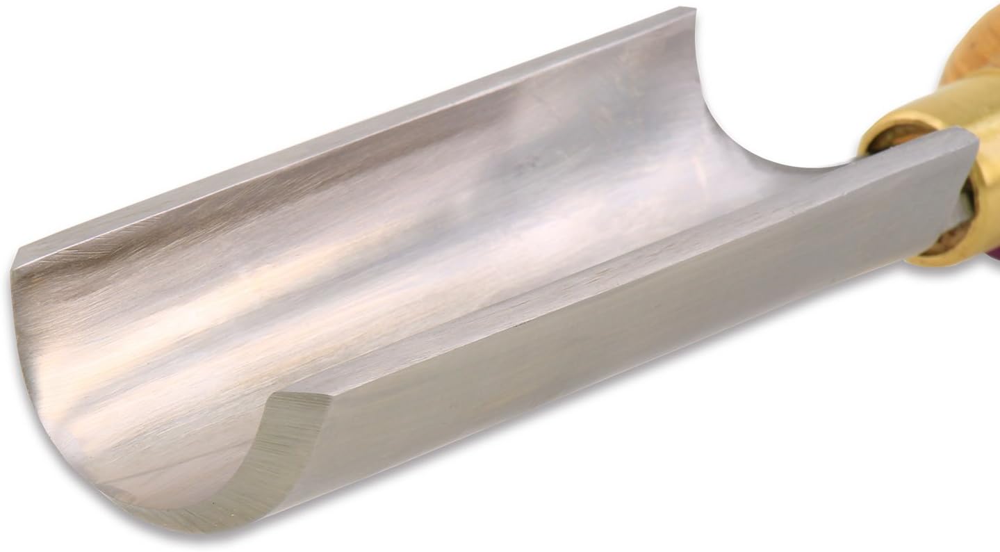 Hurricane Turning Tools, HTT-109, High Speed Steel, 2" Spindle Roughing Gouge for Woodturning