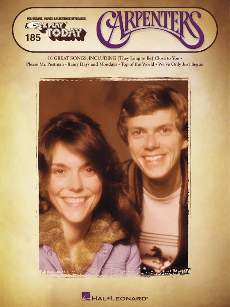 E-Z PLAY TODAY 185 THE CARPENTERS MLC: E-Z Play Today Volume 185