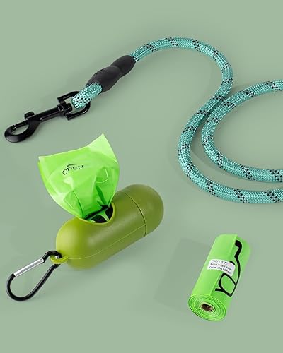 Miniatura 6 de Joytale Bolsas fuertes para excrementos de perro con dispensador y clip para correa, bolsa ultra gruesa y a prueba de fugas, bolsas de perro con