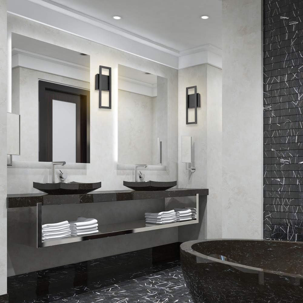 Bіg Sаlе Globe Electric 51432 McKay LED Integrated Outdoor Indoor Wall Sconce, Black, 17 Watts, 520 Lumens