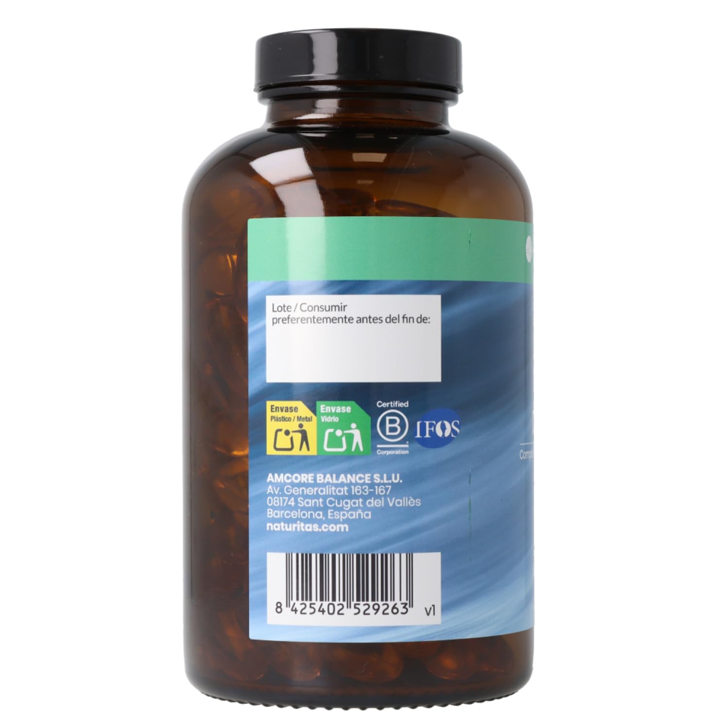 DHA 1000mg Omega 3 | 150 Perlas | Naturitas Essentials | EPA y Cert. iFOS