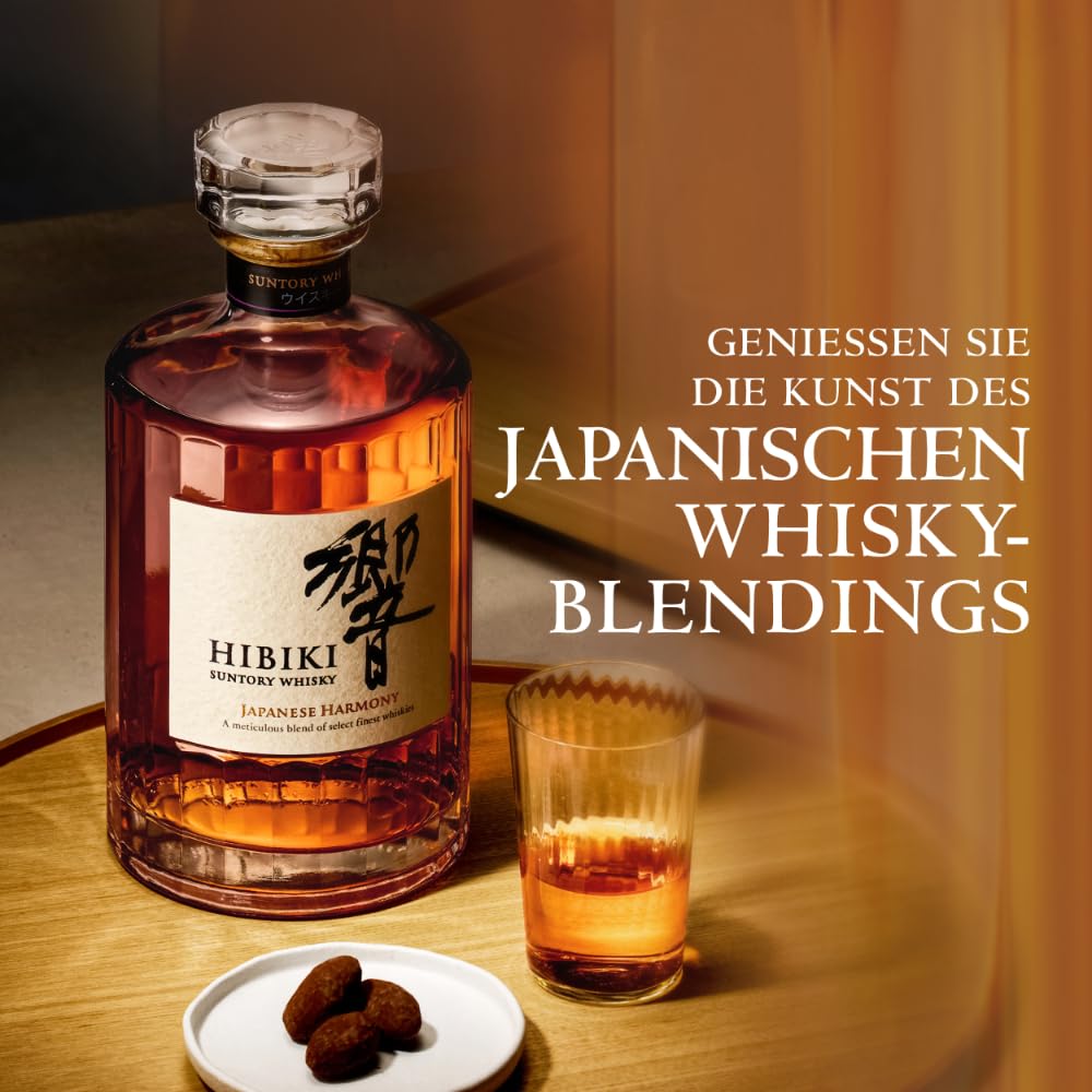 Hibiki Japanese Harmony | Suntory Whisky | mit Geschenkverpackung | sanfter langanhaltender Nachgeschmack | 43% Vol | 700 ml