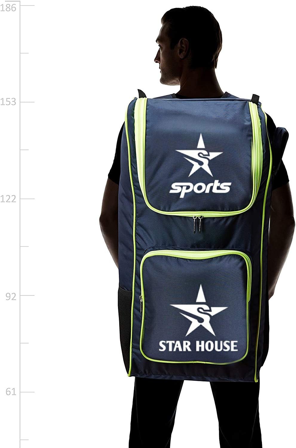 Star House- Cricket Kit Bag Latest 2021 (Blue-Green) 4