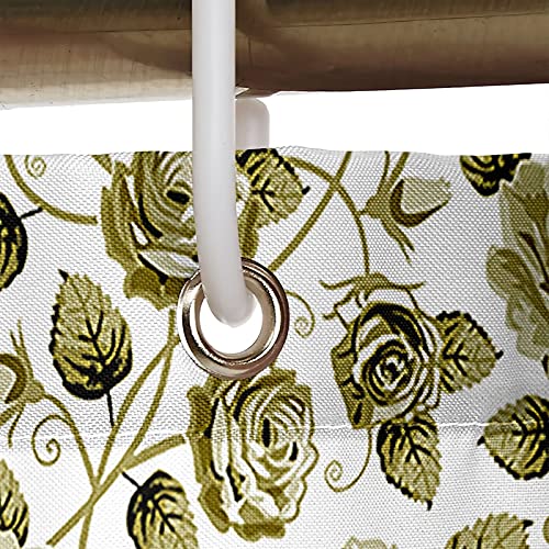Rideau de douche 150x200cm polyester anti moisissure vert - 3